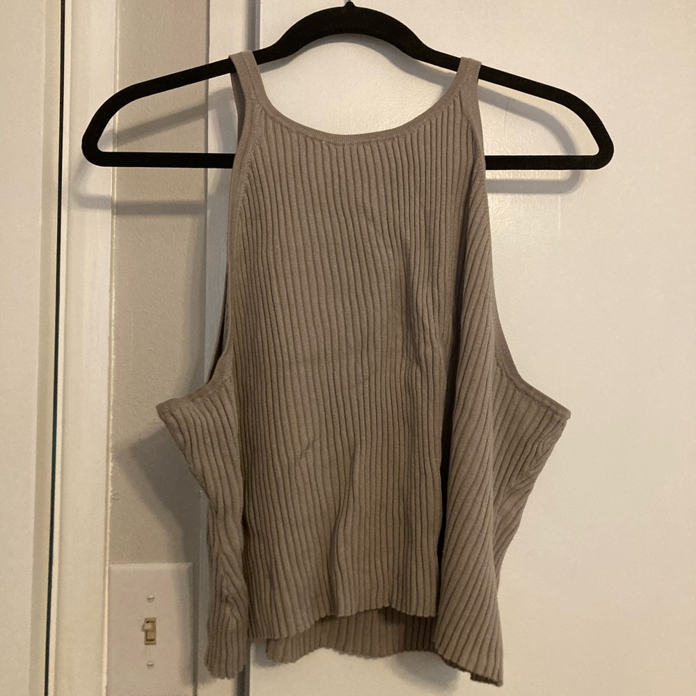 XXL Gray Crop Top Tank H&M